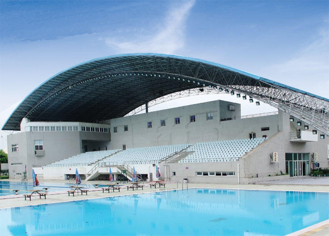 新民游泳馆网架